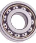 Front view of MRC 7300 PJD Medium Series Duplex Angular Contact Ball Bearing Open Cage Single Row 85 Mm OD High Precision Workhorse Bearing