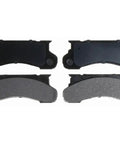 1990 Jeep Cherokee RWD Front MRD203 Organic Disc Brake Pad Set, 1 Set, top and bottom view of brake pads.