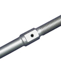Mil Spec MS21259 One Eighth Inch Stainless Steel Swage Stud With Thread Cover, shown in detailed side view.