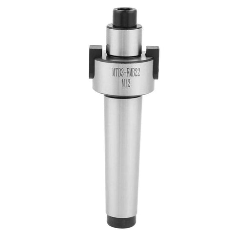 Face End Mill Cutter For CNC Milling With MT3 FMB22 Holder Extension shown in a front view