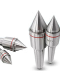 Rotating Live Center For CNC Lathes MT1 MT2 MT3 MT4 MT5 Big Head High Precision Bearing Design Close-up View