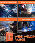 135A Flux Core MIG Welder 110V Gasless Portable 3 In 1 Welding Machine For Flux Core MIG Lift TIG And Stick in use for various tasks