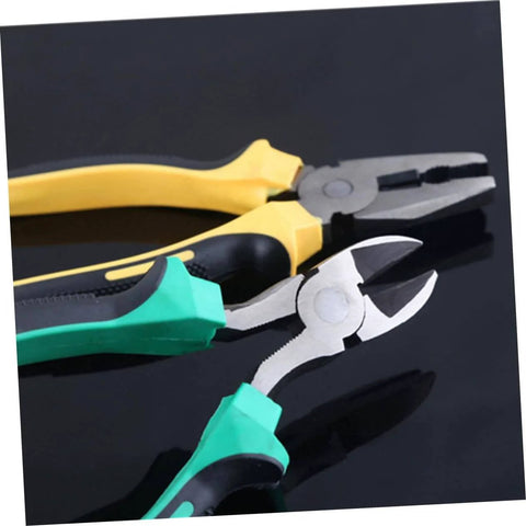 Multi Functional Household Pliers Vise Wire Cutter With Comfortable Grips, Durable Chromium Nickel Steel, Oblique Cutter Jaws
