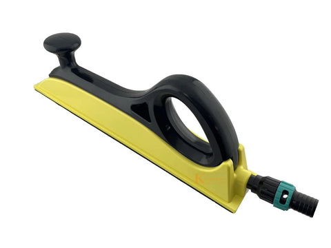 Pro Net Multi-Hole Vacuum Hand Sanding Pad, 2.75" x 16.5", ergonomic handle, hook and loop face, made in Taiwan