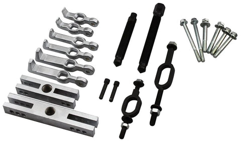 Beefy 20-Piece Multi Purpose Bearing And Pulley Puller Set With Drop-Forged Tools for bearings, alternators, and pulleys.