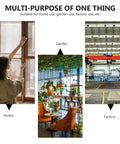 Multi-purpose image showing home, garden, and factory environments with diverse settings and applications