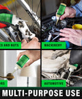 All Purpose Lubricating Oil For Home Auto And Shop Use 4 Oz With Precision Drip Applicator used on bike, machinery, door, and car parts