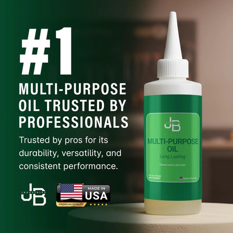 All Purpose Lubricating Oil For Home Auto And Shop Use 4 Oz With Precision Drip Applicator Long Lasting Anti Rust Formula bottle