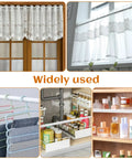 Adjustable sliding glass door security bar white length 15.7 to 27.5 inches 1.2 inch diameter window locks for extra protection shown installed with curtains and organizing features in various rooms.