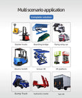 Multi scenario application of Single Acting Hydraulic Pump 8 Quart Hydraulic Power Units 12V DC for diverse equipment