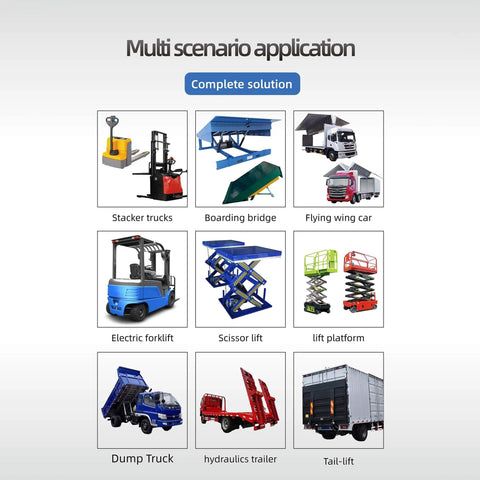 Multi scenario application of Single Acting Hydraulic Pump 8 Quart Hydraulic Power Units 12V DC for diverse equipment