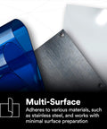 Heavy Duty Double Sided Acrylic Foam Mounting Tape Industrial Grade Bonding For No Drill Installations shown on surfaces