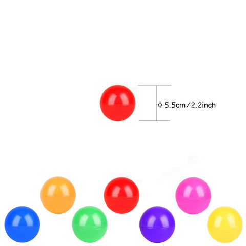 Ball Pit Balls for Baby and Toddler Phthalate Free BPA Free Crush Proof Plastic - Multicolored Pit Balls, 2.2 inch diameter