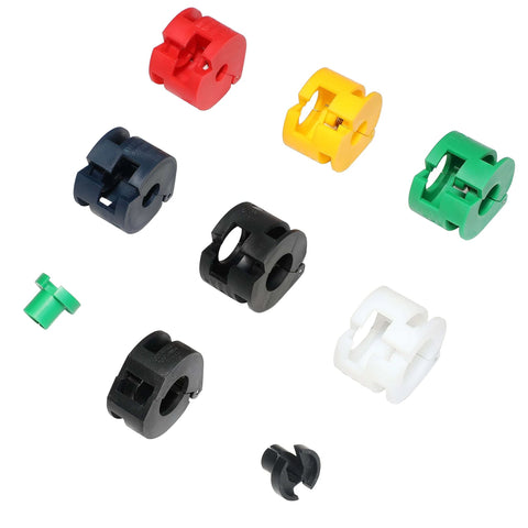 Assorted colorful cage-type Air Conditioning Line Disconnect Tool Set for Air Conditioning And Fuel Lines, Spring Lock Coupler Remover