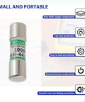 Replacement Multimeter Fuse 10 x 35 Mm Fast Blow 440mA 1000V For DMM 440MA Digital Multimeter with fast protection features