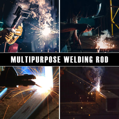 Welders using Carbon Steel Arc Welding Rods E4303 J422 Three Thirty Second To One Eighth Inch Sticks in various metal projects