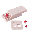 Mushroom Shape Clay Roller for Bead Making Two Sizes Interchangeable Ends 10mm and 12mm Jewelry Crafting Tool Texture Roller