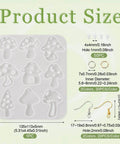 Mushroom Earring Mold Kit For Resin Jewelry Making With Silicone Mold Includes 40 Hooks 60 Jump Rings 50 Ear Nuts For Dangle Earrings Diy Jewelry Supplies Cheriswelry size chart