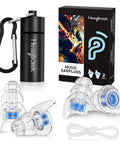 Reusable High Fidelity Musician Ear Plugs For Concerts And Loud Music Protection 20 dB Noise Reduction With Clear Sound 2 Pairs