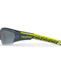 Side view of MX250 Variomatic Safety Glasses With Transition Lenses Anti Fog ANSI Z87 UV showcasing lightweight frame and tinted lenses.