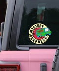 Mystery Machine Graffiti Design Car Decals Set For Cars Vans Bumpers Luggage Motorcycles And Auto Bodies Weatherproof Vinyl Stickers With Waterproof UV Resistant Finish And Easy Peel And Stick Application on car window