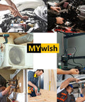 Collage showing diverse uses of 254 Piece 304 Stainless Steel Nuts and Bolts Kit With Flat Spring Washers Ten Common Sizes Fully Threaded