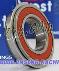 6006-2NSENR Nachi Bearing Sealed C3 Snap Ring with double seals on display