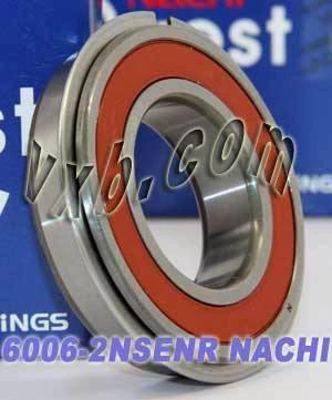 6006-2NSENR Nachi Bearing Sealed C3 Snap Ring with double seals on display