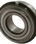 6024ZZNR Nachi Shielded Deep Groove Ball Bearing 120mm Bore X 180mm OD X 28mm Width With Snap Ring, front view