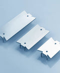 Three Zinc Nail Protection Plate One And A Half Inch By Three Inch 16 Gauge Anti Nail Shield for Wood Studs and Wiring Protection