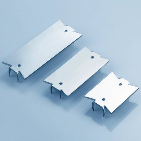 Three Zinc Nail Protection Plate One And A Half Inch By Three Inch 16 Gauge Anti Nail Shield for Wood Studs and Wiring Protection