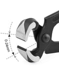Close-up of 8 Inch Nail Puller And Pliers For Carpentry And DIY Tasks With 24 Millimeter Jaw Clearance And Sharp Knife And Anvil Edges