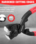 8 Inch Nail Puller Pliers With High Leverage End Cutting Jaws Ergonomic Handles And Durable CR V Steel Construction