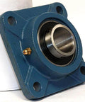NANF206-19 FYH Square Flange Eccentric Collar 1 3/16 Mounted Bearing featuring durable flange design.