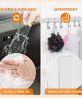 Heavy Duty Double Sided Tape Nano Tech Adhesive used for waterproof hanging in bathroom with hooks and sponge
