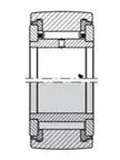 Technical drawing of NART35UUR Track Roller Needle Bearing 35x72x29mm Sealed Cam Follower for Linear Motion
