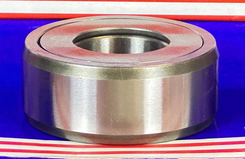 NAST30ZZUU Track Needle Roller Shielded Bearing 30x62x25mm shown on a colorful background.