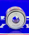Front view of the NAST8ZZ Track Needle Roller Bearing 8x24x14mm - Shielded, showing its cylindrical design and dual shields.