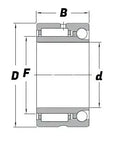 NATA5907 Combined Needle & Ball Bearing 35x55x27mm - Buy Bearings online - Fast US Shipping