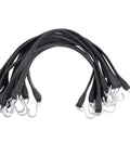 50 Pack 21 Inch Natural Rubber Tarp Bungee Straps With S Hooks Tie Downs For Heavy Duty Tarps Securing Equipment And Gear