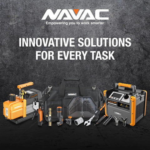 NAVAC HVAC tools and Pro Grade Smart Vacuum Pump For HVAC Evacuation With Real Time Micron Sensing And Built In Digital Gauge