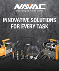 Industrial Grade Vacuum Pump For HVAC Evacuation With 12 CFM Flow And 5 Micron Ultimate Vacuum Dual Stage DC Motor Built For Commercial Settings And Workhorse Daily Use NAVAC NP12DM With Durable Aluminum Construction And Low Noise Operation among NAVAC tools.