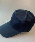Navy blue baseball hat with hard brim, part of 5 Pack ESD Safe Anti Static Sun Caps For Cleanrooms And Industrial Work Unisex Protective Gear.