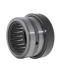 Side view of NAXK15Z Combined Needle Roller - Thrust Ball Bearing 15x24x23mm, showcasing metal construction and detailed roller design.