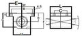 Technical diagram of ✝️ NB SWJ10 NB Ball Bushing Block 5/8" inch Linear Motion with labeled dimensions for automation systems.