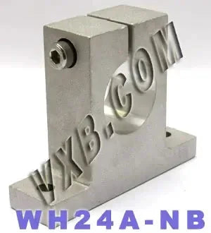 ✝️ NB Linear Systems WH24A 1-1/2" Shaft Support Supporter for automation and mechanical systems, gray metal with VXB text