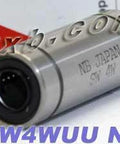 ✝️ NB SW4WUU 1/4" Ball Bushings Double Wide Linear Motion, shown in front view with branding and details visible, 1-pack
