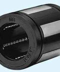 Close-up of NB TW32 NB Self Aligning Ball Bushings 2" Linear Motion, cylindrical shape, designed for automation and mechanical systems.
