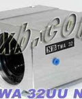 NB TWA32UU 2 inch Ball Bushing Block Linear Motion in metal casing, designed for smooth motion and stable alignment in automation
