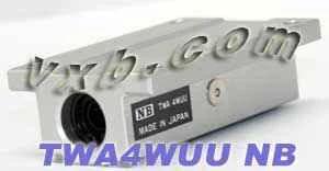 ✝️ NB TWA4WUU 1/4" Ball Bushing Block Linear Motion, 1-pack, for smooth motion in automation systems, close-up view